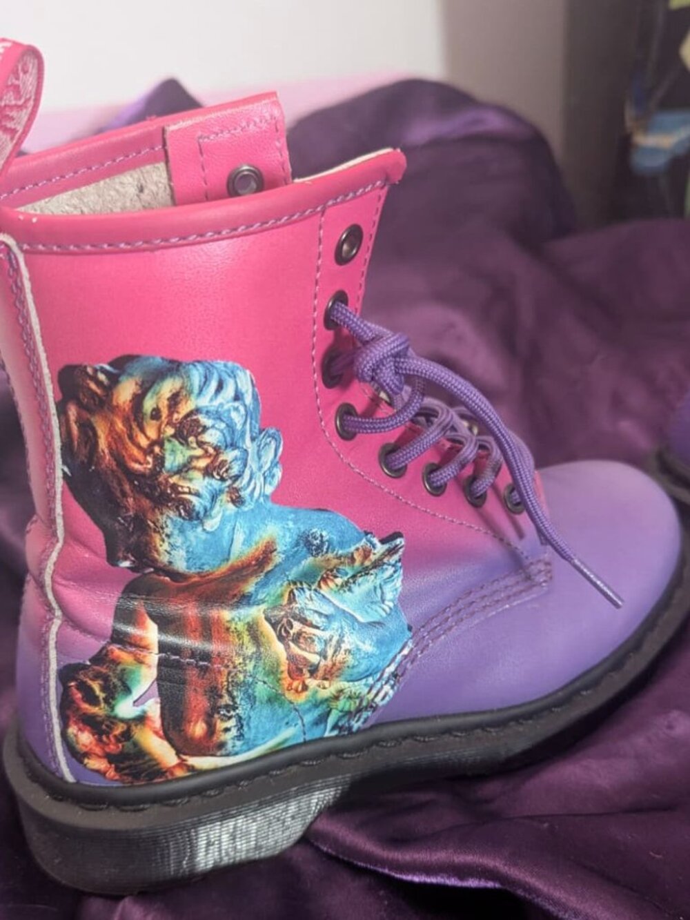 New Order 1460 Technique Dr. Martens Boots - sz 6 - Picture 5 of 11